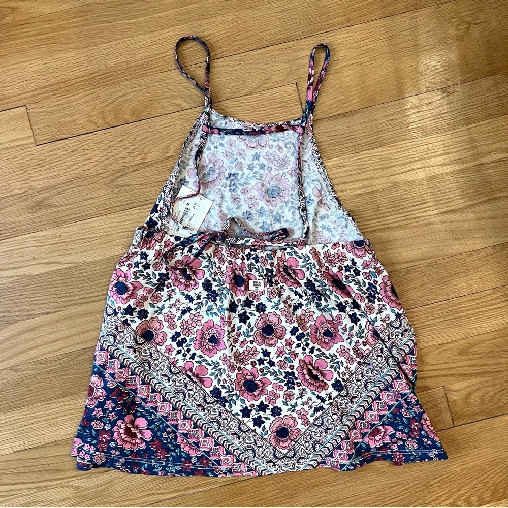 NWT BILLABONG Stick Around Floral Tank Top (Medium) - Picture 4 of 6